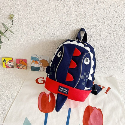 fashionable and simple childrens small dinosaur backpack