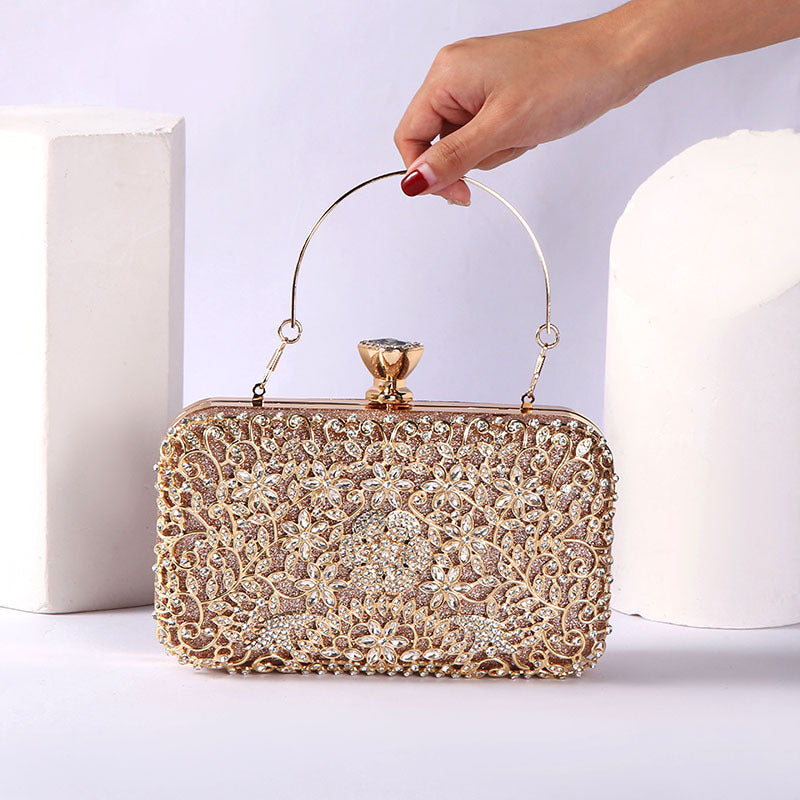 new dinner bag womens handbag with diamonds banquet clutch