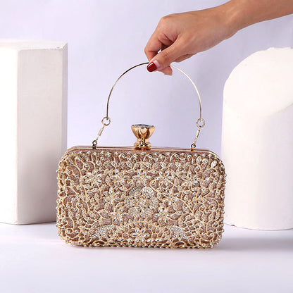 new dinner bag womens handbag with diamonds banquet clutch