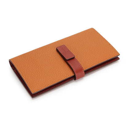 european and american pull belt long ladys wallet