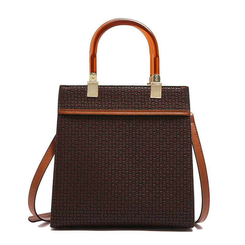 womens fashion stone pattern handbag