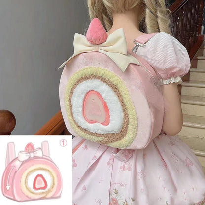 cute commuter food backpack package book bag