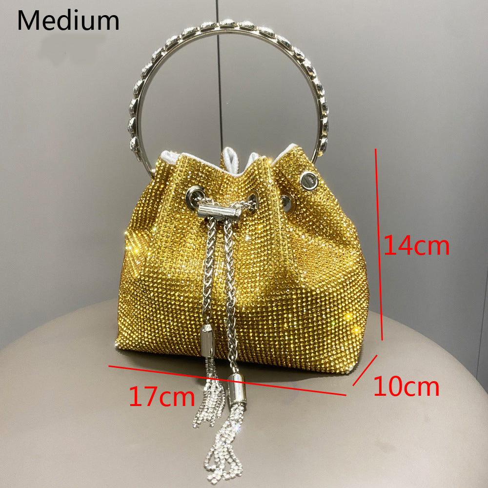 european and american shiny diamond handbag for women