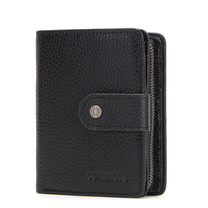 rfid cowhide multifunctional mens wallet