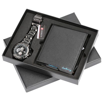 watch mens wallet fashion birthday gift mens quartz watch wallet