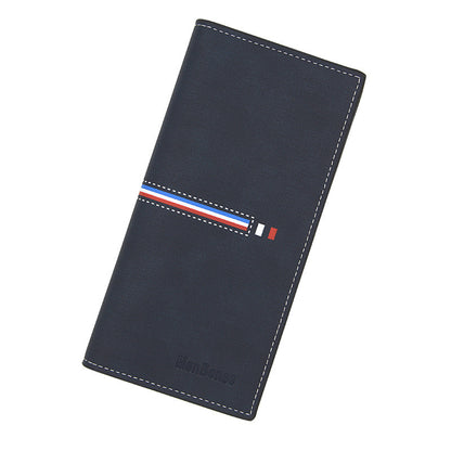 mens wallets long vertical large capacity