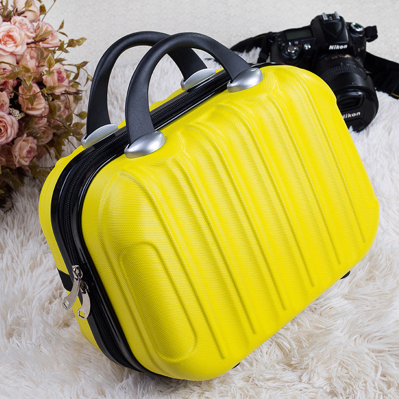 14 inch portable cosmetic bag travel password box