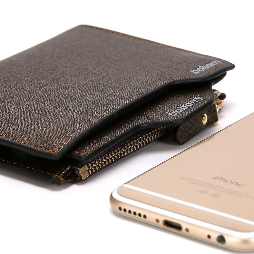 gold sand business mens wallet