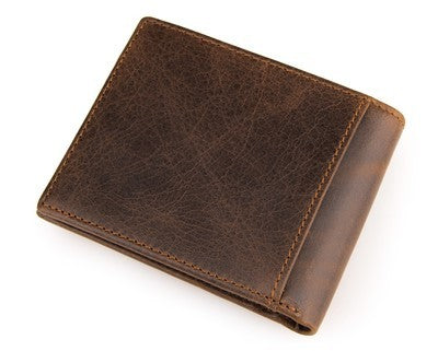 j m d october new wallet short real leather wallet back to the old cowhide wallet 8054