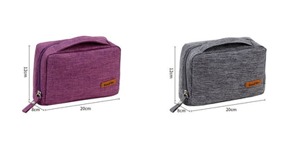 womens portable waterproof makeup and skincare storage bag