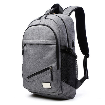 Anti-Theft USB Laptop Backpack With Shoulder Straps