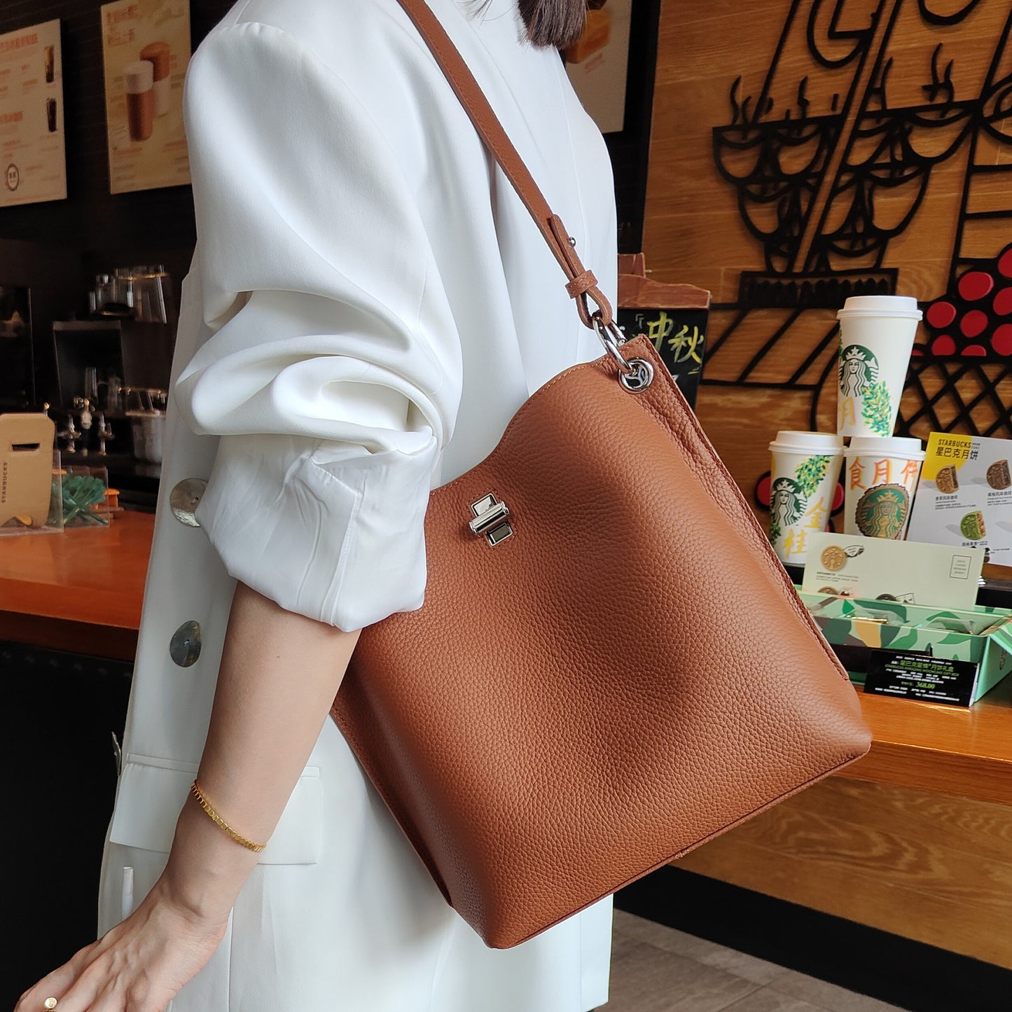 new soft leather commuters all matching shoulder messenger bag