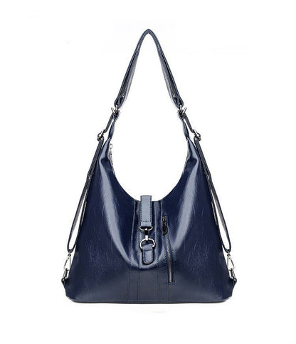 fashion casual washable soft leather shoulder bag