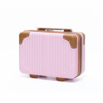 portable suitcase female small 14 inch mmakeup box