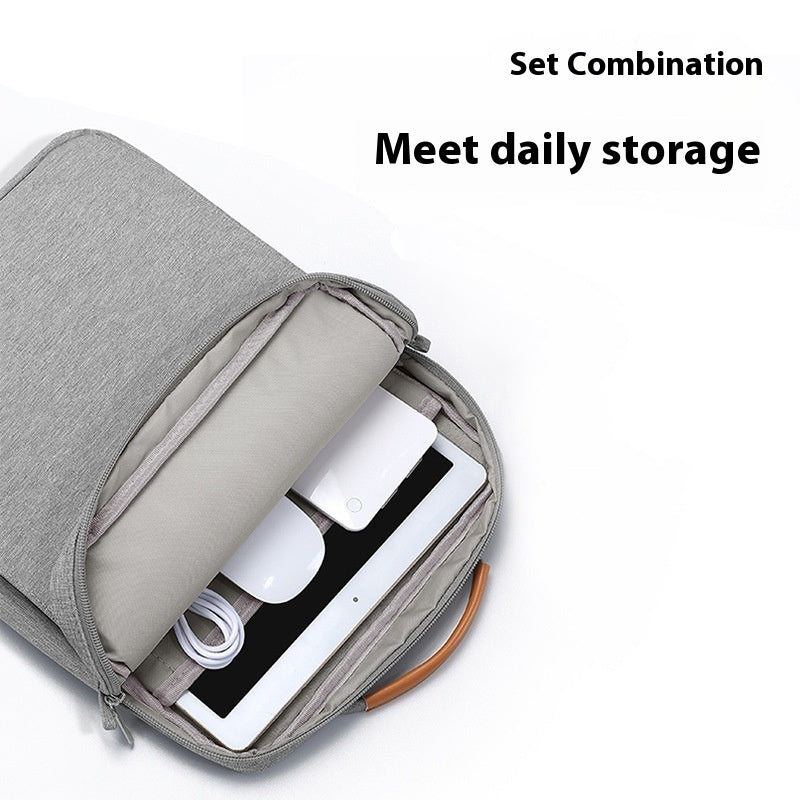 Solid Color Wear-resistant Lightweight Portable Shoulder Crossbody Tablet PC Bag