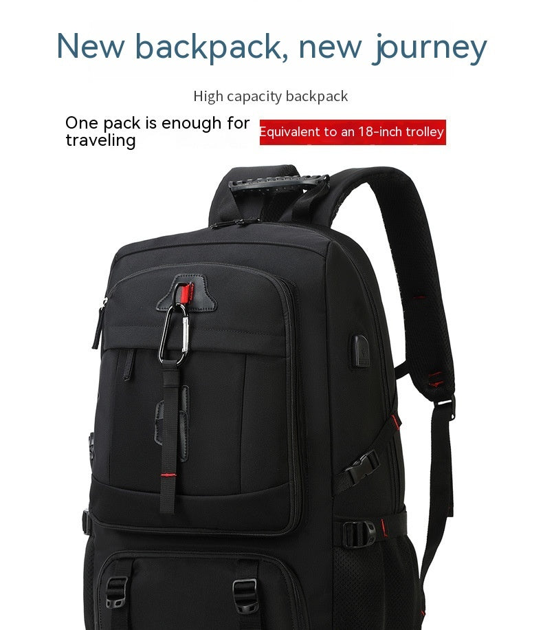 large capacity business short trip mens backpack travel