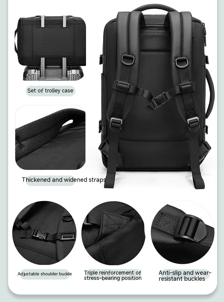 multi functional backpack capacity storage business oxford cloth waterproof travel bag