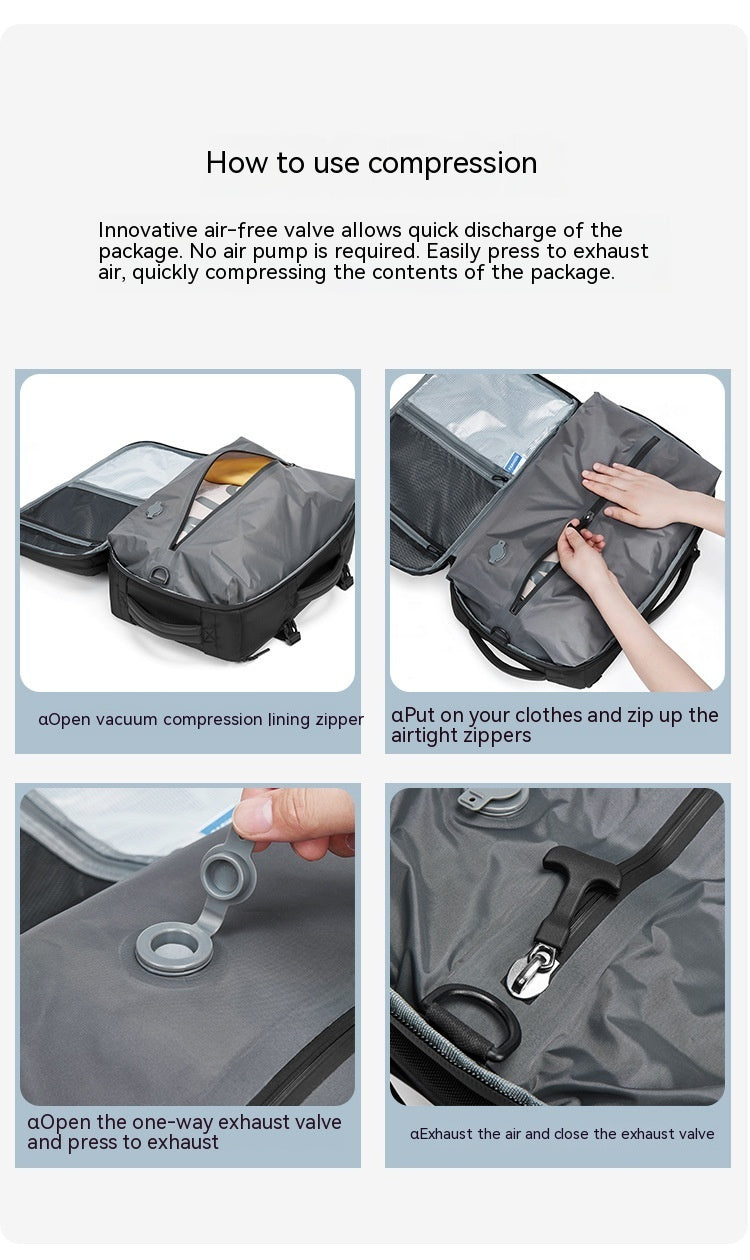 multi functional backpack capacity storage business oxford cloth waterproof travel bag