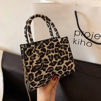 handbags houndstooth chain trendy one shoulder messenger bag