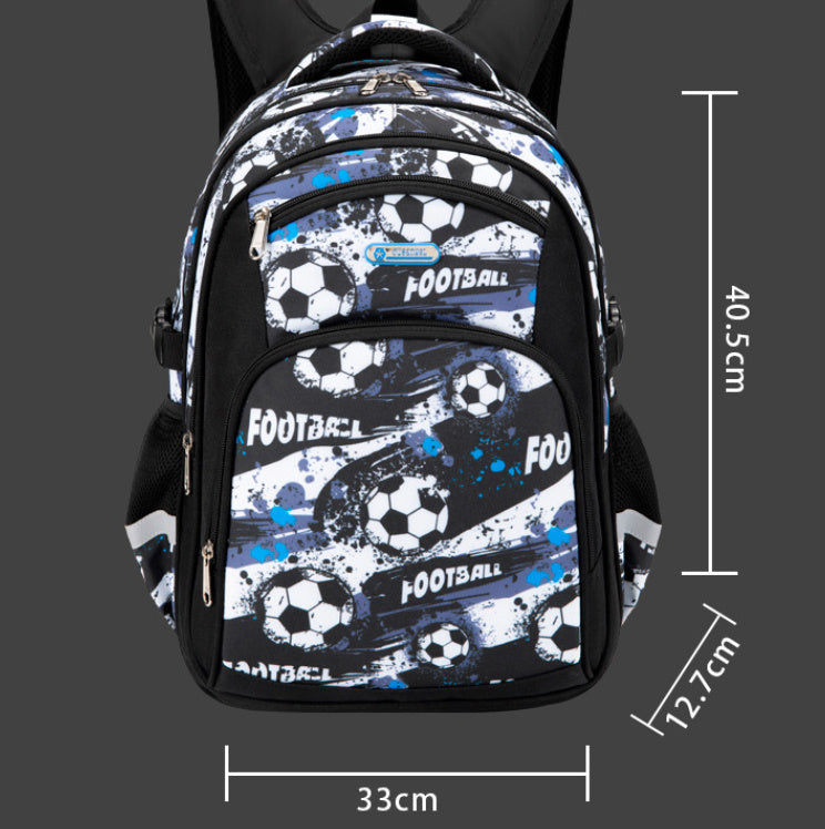 football schoolbag elementary school boy