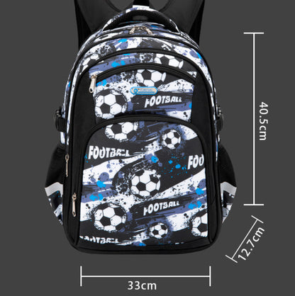 football schoolbag elementary school boy