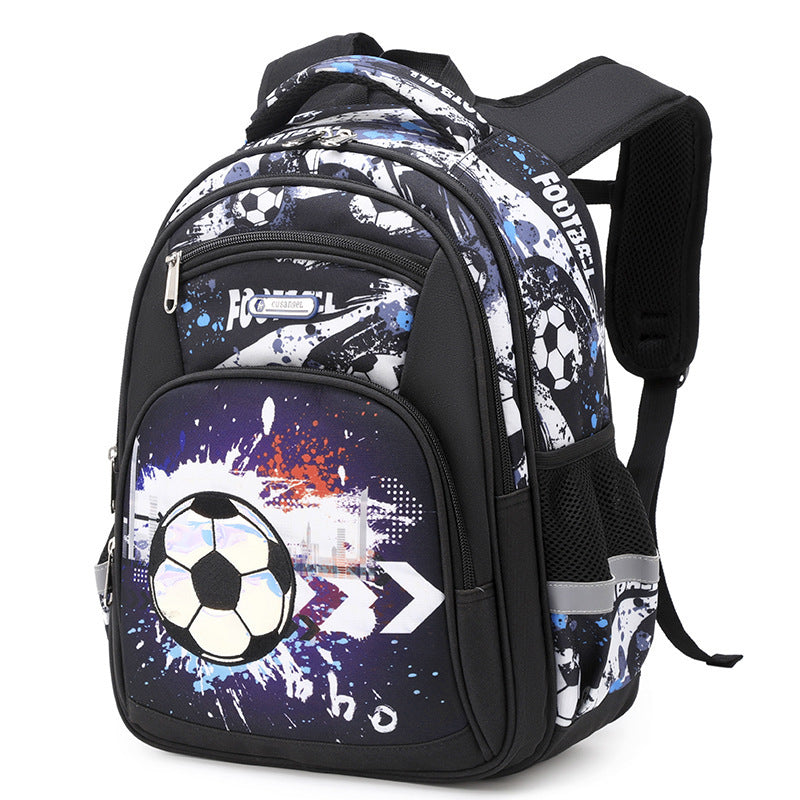 football schoolbag elementary school boy