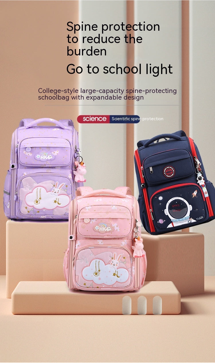 lightweight western style three dimensional schoolbag for primary school students