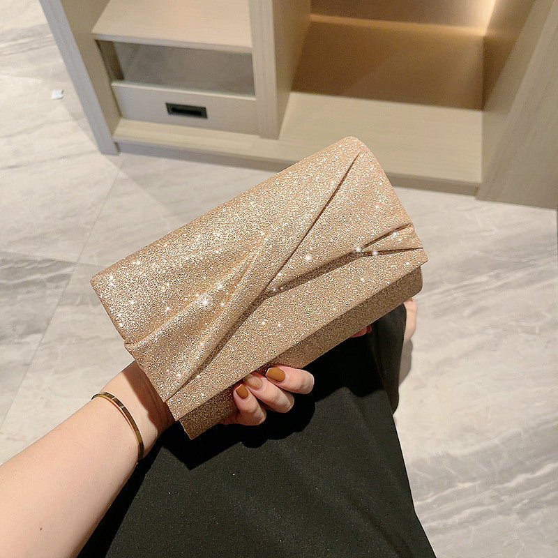 gold fashion envelope clutch