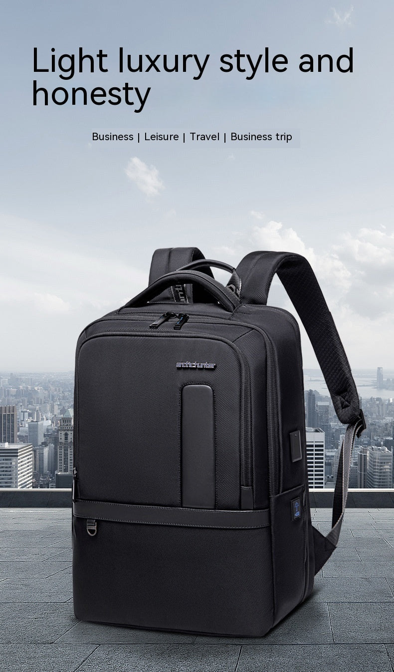 mens large capacity business trip computer backpack