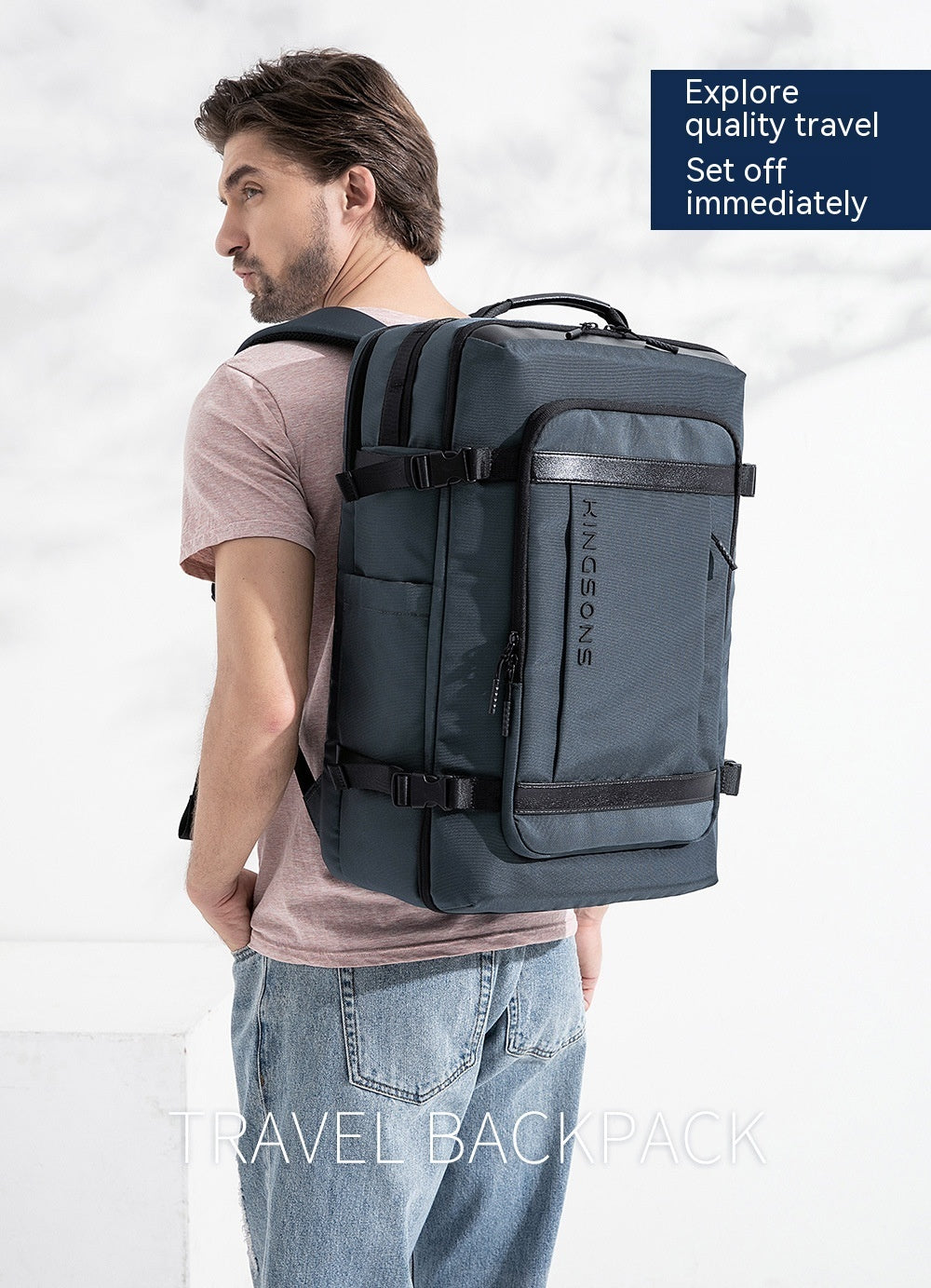 outdoor 35l large capacity multi functional computer backpack