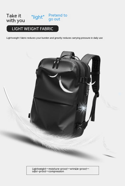 mens minimalist multifunctional large capacity travel backpack