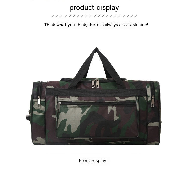 multifunctional large capacity camouflage luggage bag