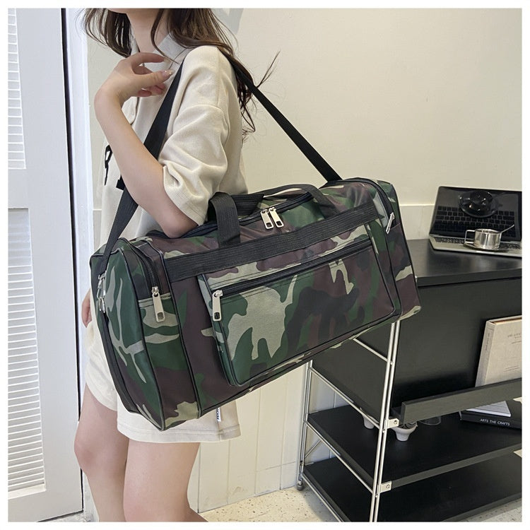 multifunctional large capacity camouflage luggage bag