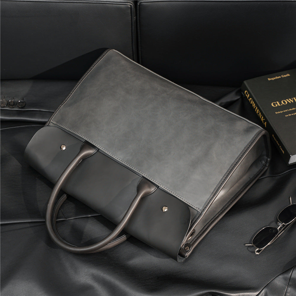 one shoulder new large capacity korean style portable briefcase shoulder bag