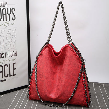 foldable chain shoulder bag