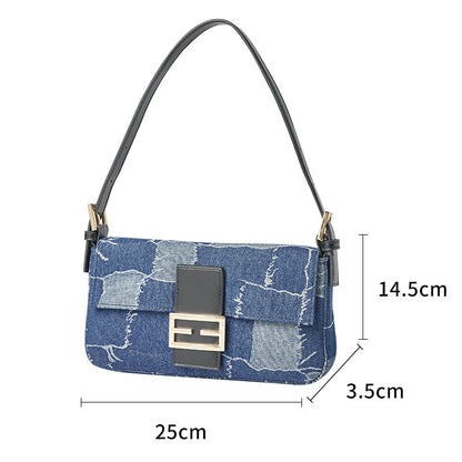 casual texture all match diagonal bag women