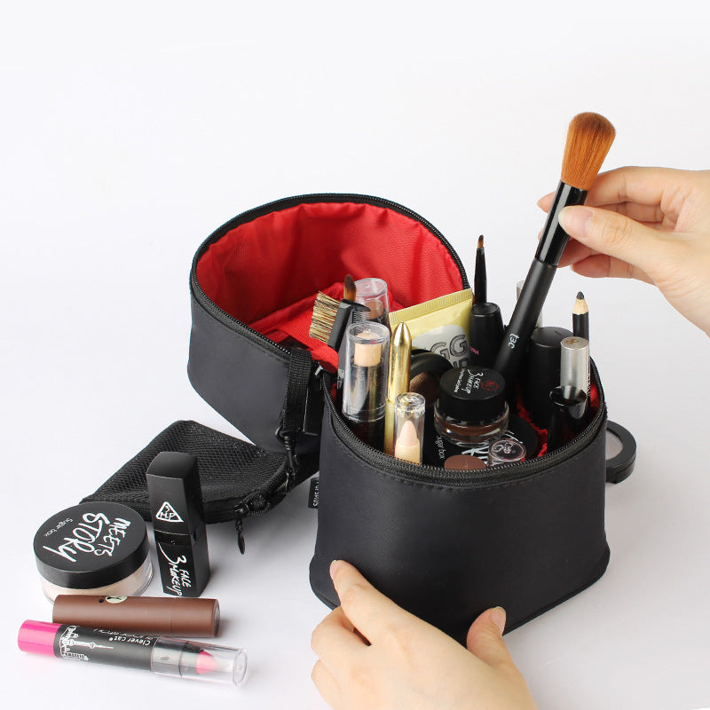 three dimensional waterproof portable cosmetic bag