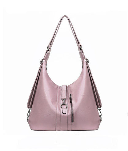 fashion casual washable soft leather shoulder bag