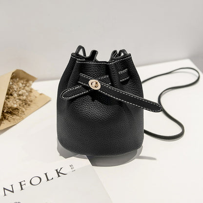 all match lychee pattern bucket bag