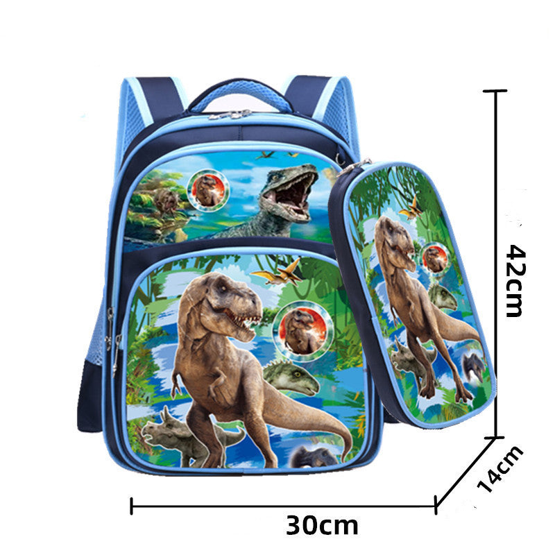 boys and girls backpack cartoon to reduce the burden