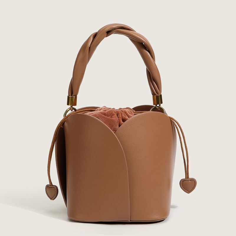 style fashion women bag in handbags genuine leather tote sling shoulder ladies handbag luxury flowers design bucket bags