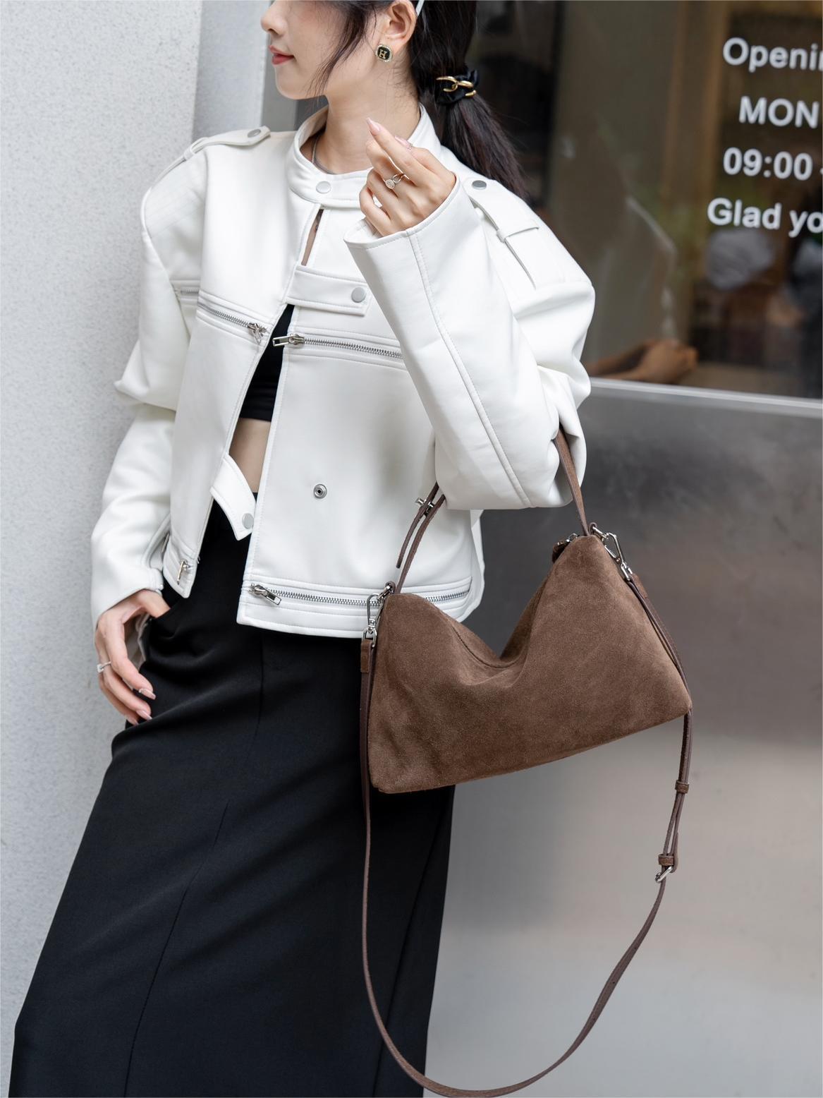 korean fashion simple large capacity crossbody bag