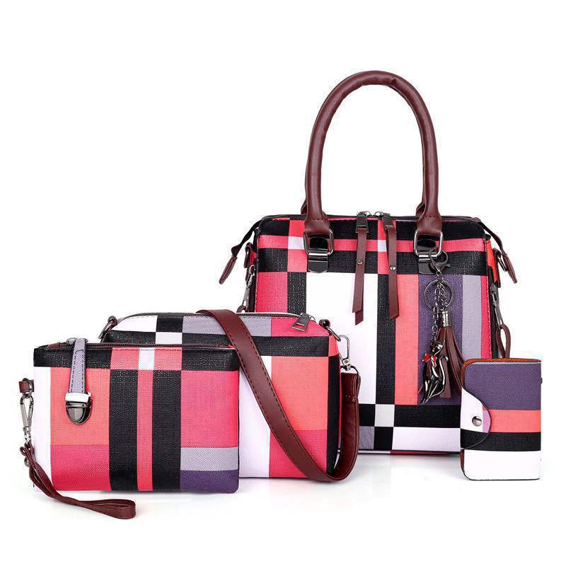 new luxury handbags plaid women bags designer