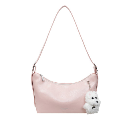 Solid-color Minimalist Elegant Underarm Single-shoulder Crossbody Bag
