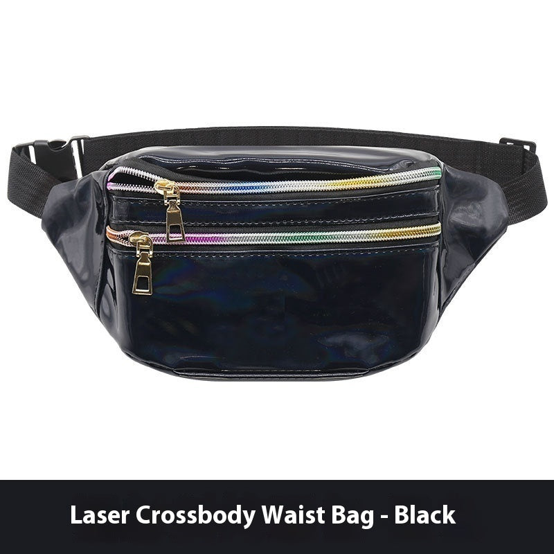 outdoor mens and womens waist pack sports fitness 7 color laser