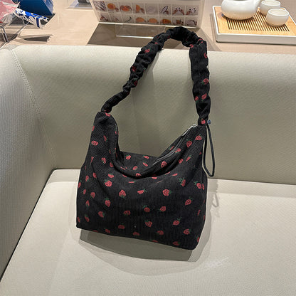Women's Corduroy Corduroy Strawberry Cross-body Bag