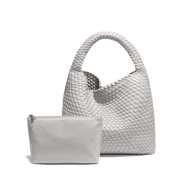 large capacity combination bags trend underarm shoulder handmade soft texture