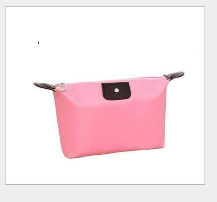 cute dumpling cosmetic bag candy colored folding dumpling storage bag ingot waterproof washing bag