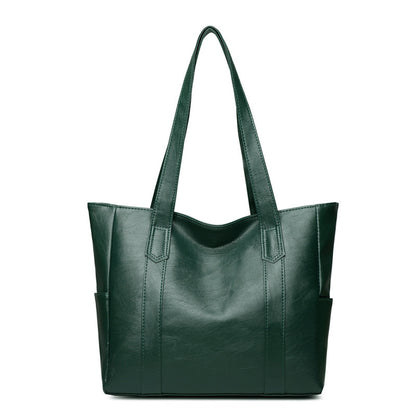 retro large capacity womens shoulder bag