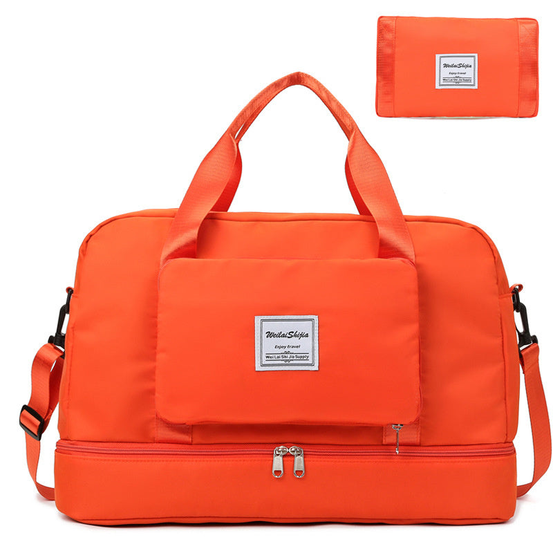 foldable travel duffel bags sports gym tote bag women